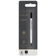 Parker Quink Rollerball Refill for Rollerball Pens Medium Black Single Refill