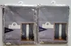 LOT of 2 Panels ~ Lavender Jubilee ‘Lucent’ Curtain Panel 44"x84" ~ NEW