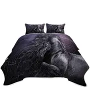 Black Horse Art Out of The Night Coverlet