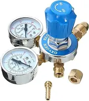 Pressure Gauge Argon Oxygen/Acetylene Pressure Regulator Oxygen Gas Bottle Regulators Reducing Pressure Inhaler Gauge Meter Valve