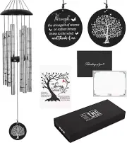 The Wind Chime CO Deep Tone Sympathy Wind Chime with 6 Andonized Aluminum Tubes