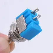 Mini Toggle Switch 2 Pin 2 Position ON/Off Miniature Toggle Switch 6A 125V 6mm