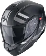 Scorpion EXO-930 Evo Ardens Helmet, black-silver, Size 2XL for Men Black Silver
