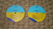 Emmylou Harris Bluebird Paper Record Labels Only No LP Laminate for coasters