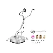 18in" Pressure Washer Surface Cleaner with Wheels & Handles 4000 PSI