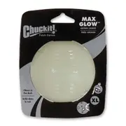 CHUCKIT! Max Glow Ball For Dogs Extra Large 9cm (1 Pack)