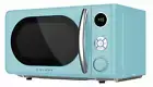 0.7 Cu Ft Retro Countertop Microwave Oven, 700W, Blue, Compact, New