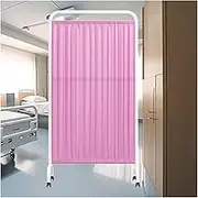 Clinic Privacy Partition,Rolling Single Panel Room Screens,Standing Door Partition with Casters,Divider for Beauty Salon Hall Office(Color 5,4-Panel)