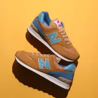 在飛比找蝦皮商城優惠-NEW BALANCE 休閒鞋 NB 574 卡其 水藍 麂