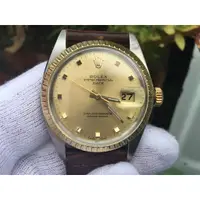 在飛比找蝦皮購物優惠-勞力士 ROLEX 型號1505 金色面盤 錶徑34mm 1