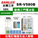 預購單】三洋SR-V580B+基本安裝】如需購置三洋580L變頻雙門冰箱~請不要錯過底價請盡速進入聊聊