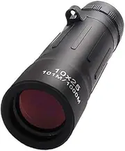 10x25 High Power Zoom Monocular Prism Portable Binoculars for Bird Watching, Camping, Wildlife and Travel