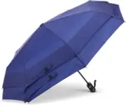 Compact Auto Open/Close Umbrella, New Blue, ONESIZE, Modern