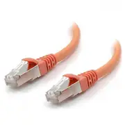 [C6A-02-Orange-SH] 2m Orange 10GbE Shielded CAT6A LSZH Network Cable