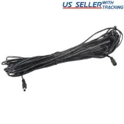 50ft DC Power Extension Cable 5.5mm x 2.1mm Male Female Cord 50 feet/15.2M 20AWG