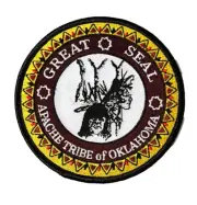 THE GREAT SEAL OF THE APACHE TRIBE OF OKLAHOMA PATCH (NC2)