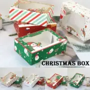 12 x Xmas Cupcake / Muffin / Fairy Cake Boxes With Windows, 4 ColoGY