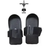 For Rowing Machine Elliptical Trainer Fitness Equipment 2PCS/set ABS Foot Pedals