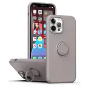 For Iphone 15 Ring Kickstand Silicone Phone Case