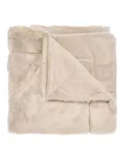 [Linen House] Selma Throw in Oatmeal