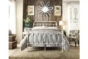 Istyle Monaco King Single Bed Frame Metal White