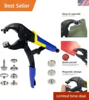 Snap Tool for Boat Covers,Heavy-Duty Snap Fastener Tool, Snap Installation To...