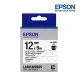 【民權橋電子】EPSON LK-4TBN 透明底黑字 標籤帶 透明系列 (寬度12mm) 標籤貼紙 S654408