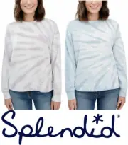 Splendid Ladies Tie Dye Pullover Sweatshirt Shirt