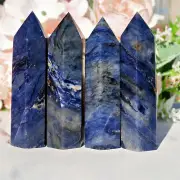 Wholesale Lot 1 Lb Natural Sodalite Obelisk Tower Point Quartz Crystal Healing