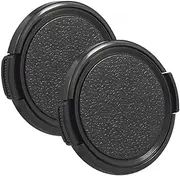 39mm Snap-On Lens Cap for Leica Elmarit-M 28mm f/2.8 ASPH, Summicron-M 35mm f/2 ASPH, Fire Rock 39mm Side-Pinched for Fujinon XF 27mm f/2.8 R WR, 60mm XF f/2.4 R Macro - 2 Packs