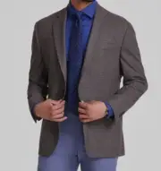 Michael Kors Men's Brown Classic-Fit Pattern Sport Coat Jacket Size 42R