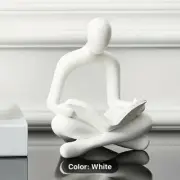 Modern Resin Thinker statue, Sculpture, Figurine, decor