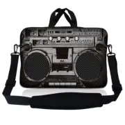 13.3" 13" Laptop Mackbook Chromebook Sleeve Bag Case w Shoulder Cassette Player