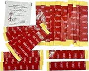 Premium Number Plate Sticky Pads with 3M VHB 5952 Adhesive - Double-Sided, Heavy-Duty Car License Plate Fixings - Weatherproof, Professional Strength, Residue Free - 20 Pack