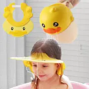 Hair Washing Hat Shower Bath Silicone Cap Soft Adjustable Visor Head Protector Shampoo Cap