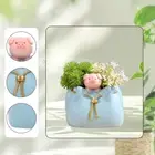 Resin Flower Pot Pothos Planter Sculpture Container Pothos Pot Planter for