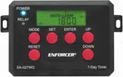 SECO-LARM Enforcer SA-027WQ 7 Day Timer Programmable Adjustable Time Backlit LCD