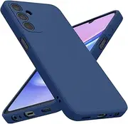 [Meliya] for Samsung Galaxy A15 5G Case, Soft Silicone Full Camera Protecion Shockproof Phone Case Cover for Samsung Galaxy A15 5G Case 6.5" (Navy Blue)