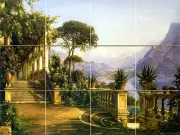 Agaarad Lake Como Italy Mural Ceramic Backsplash Tile #466