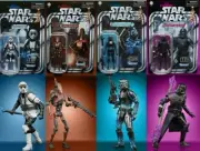 Star Wars The Vintage Collection Heavy Battle Droid, Scout, Shock Purge Troopers