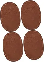 SEWACC Oval Elbow Patches Sewing Patches for Clothing Repair Durable Fabric Pads for Jackets Sweaters