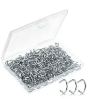 Galvanized Hog Rings, 1/2", 360 Pcs