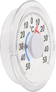 ORFOFE 3Pcs Wooden Vertical Thermometers Indoor Hanging Temperature Gauges for Home Shop School Dual Fahrenheit Celsius Readings Easy to Hang for and Backyard
