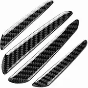 Zerodis Brilliant Bumper Protective Strips for The Border of Universal Real Carbon Fiber Door