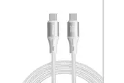 Phone Cable Joyroom Type-C to Type-C 3.0M 100W Fast Charge Data Cable White