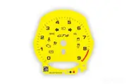 Porsche 718 Cayman GT4 Gauge Face Tachometer Rev Counter Dial Racing Yellow