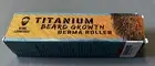 King Leonidas Beard Growth Derma Roller 0.3 mm Sterile Titanium Grooming NEW NIP