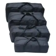Practical Outdoor Bag for Tent Pole and Fishing Rod Storage Black Easy to Carry