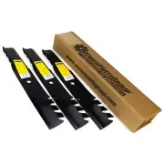 (3) Hustler 48" Fastrak Replacement Mulching Blades for Zero Turn Mowers, 3 Pack