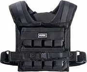 MVRK Adjustable Weighted Vest Men 35lbs - Weighted Workout Vest With Iron Weights, Heavy Duty Weighted Exercise Vest For Functional Training, Slim Design Weighted Running Vest, Weight Vest for Men and Women